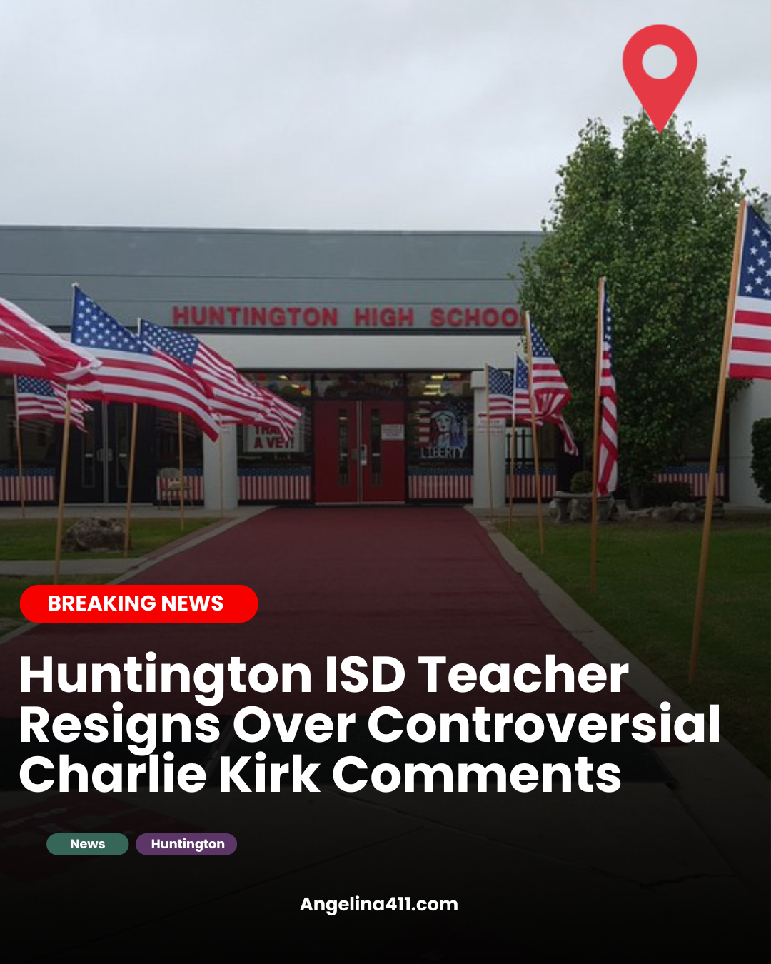 Huntington ISD Teacher Resigns Over Controversial Charlie Kirk Comments