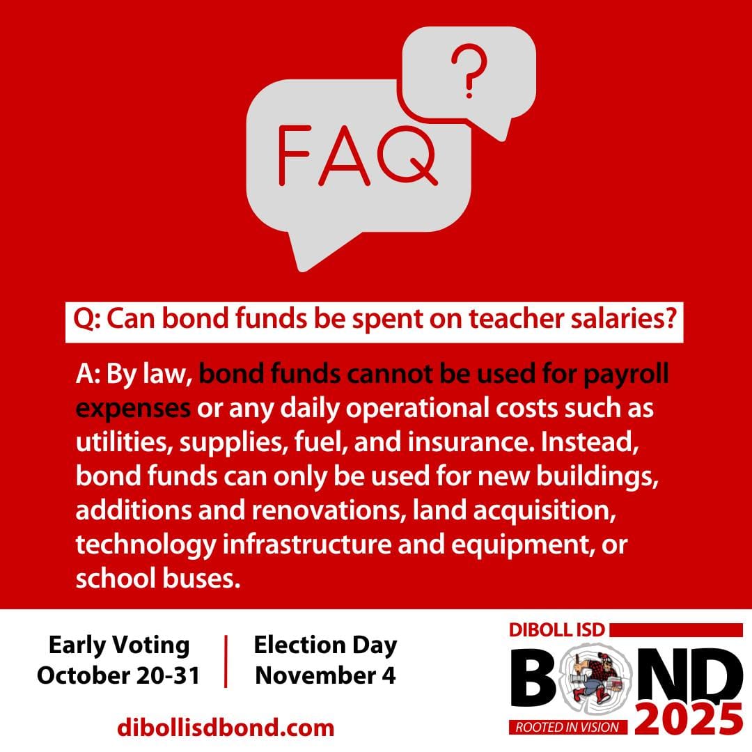 Diboll ISD Bond Fund Restrictions Explained