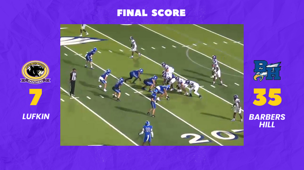 Lufkin Panthers Fall to Barbers Hill Eagles 35-7 in Tough District Matchup